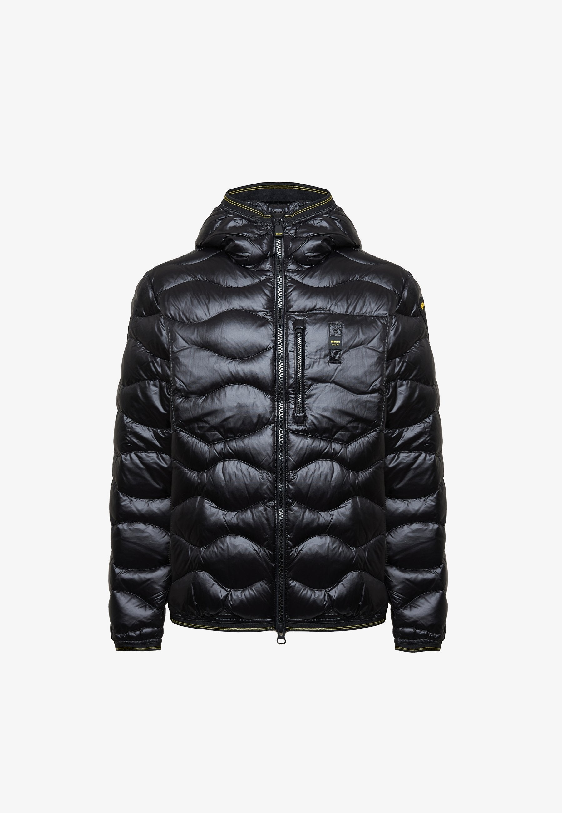 Blauer Piumino Ad Onde Wave NERO