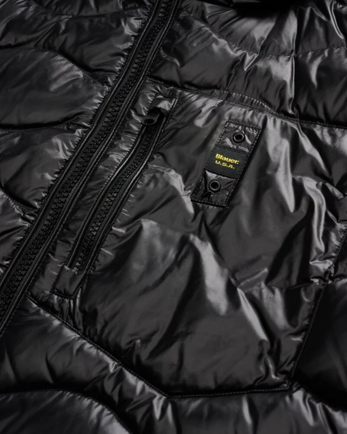 Blauer Piumino Ad Onde Wave NERO
