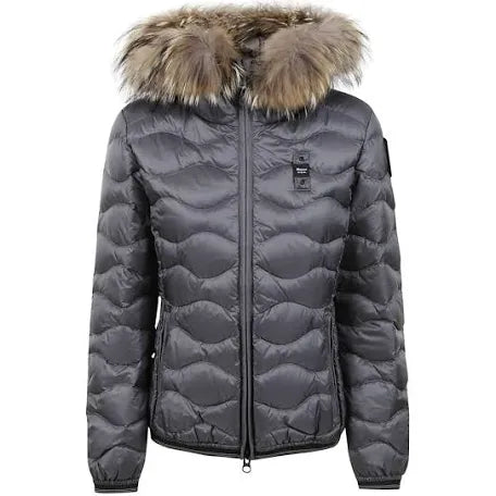 Blauer Piumino Ad Onde Wave Grigio donna